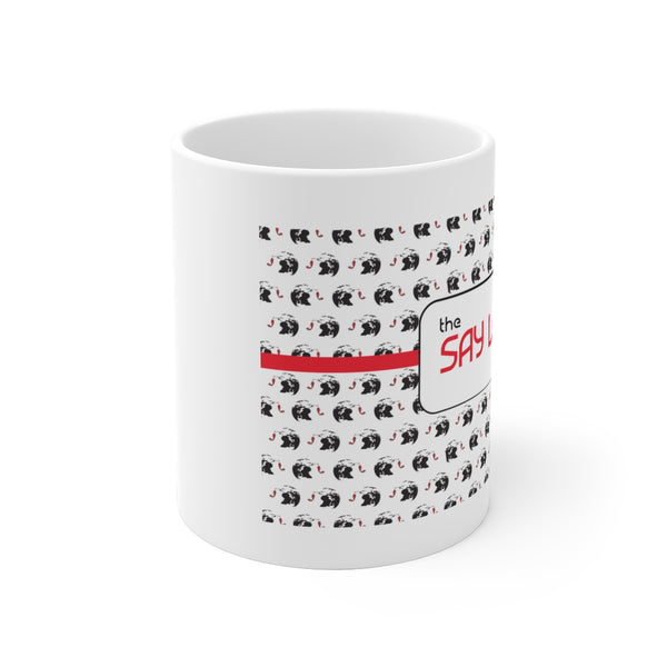 SAY WAT SHOP -Wall-R- White Ceramic Mug