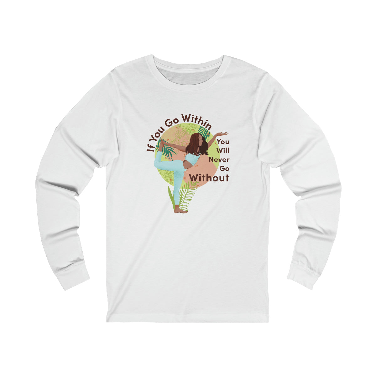 If You Go Within - BL - Unisex Jersey Long Sleeve Tee