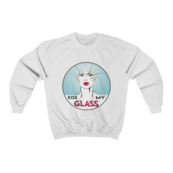 KISS MY GLASS - Unisex Heavy Blend™ Crewneck Sweatshirt