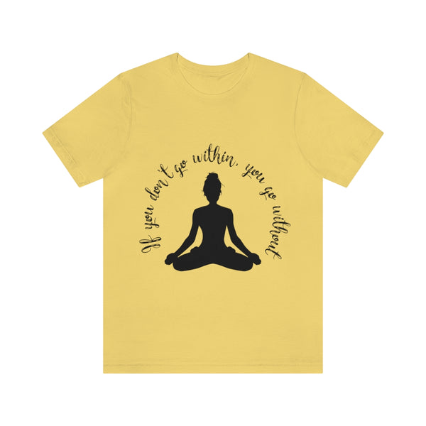 Yoga - Within Without - WO - Short Sleeve Tee