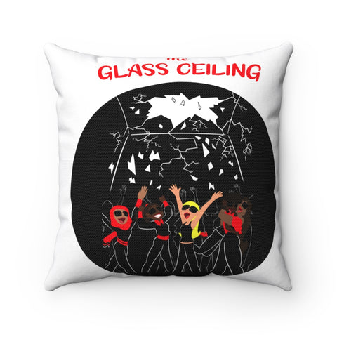 GLASS CEILING - CB - Spun Polyester Square Pillow