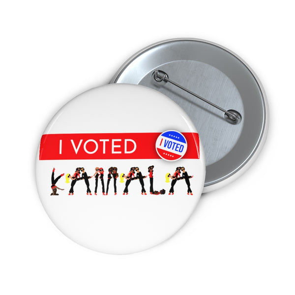 I VOTED KAMALA -1-R - Custom Pin Buttons