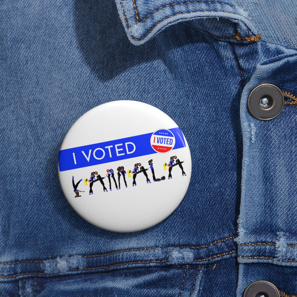 I VOTED KAMALA -1-B - Custom Pin Buttons