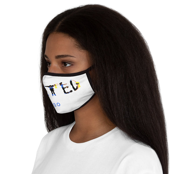 I VOTED - WO-B - Fitted Polyester Face Mask