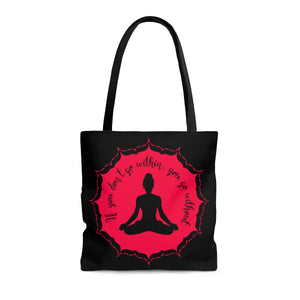 Yoga - Within Without -BRL - Tote Bag