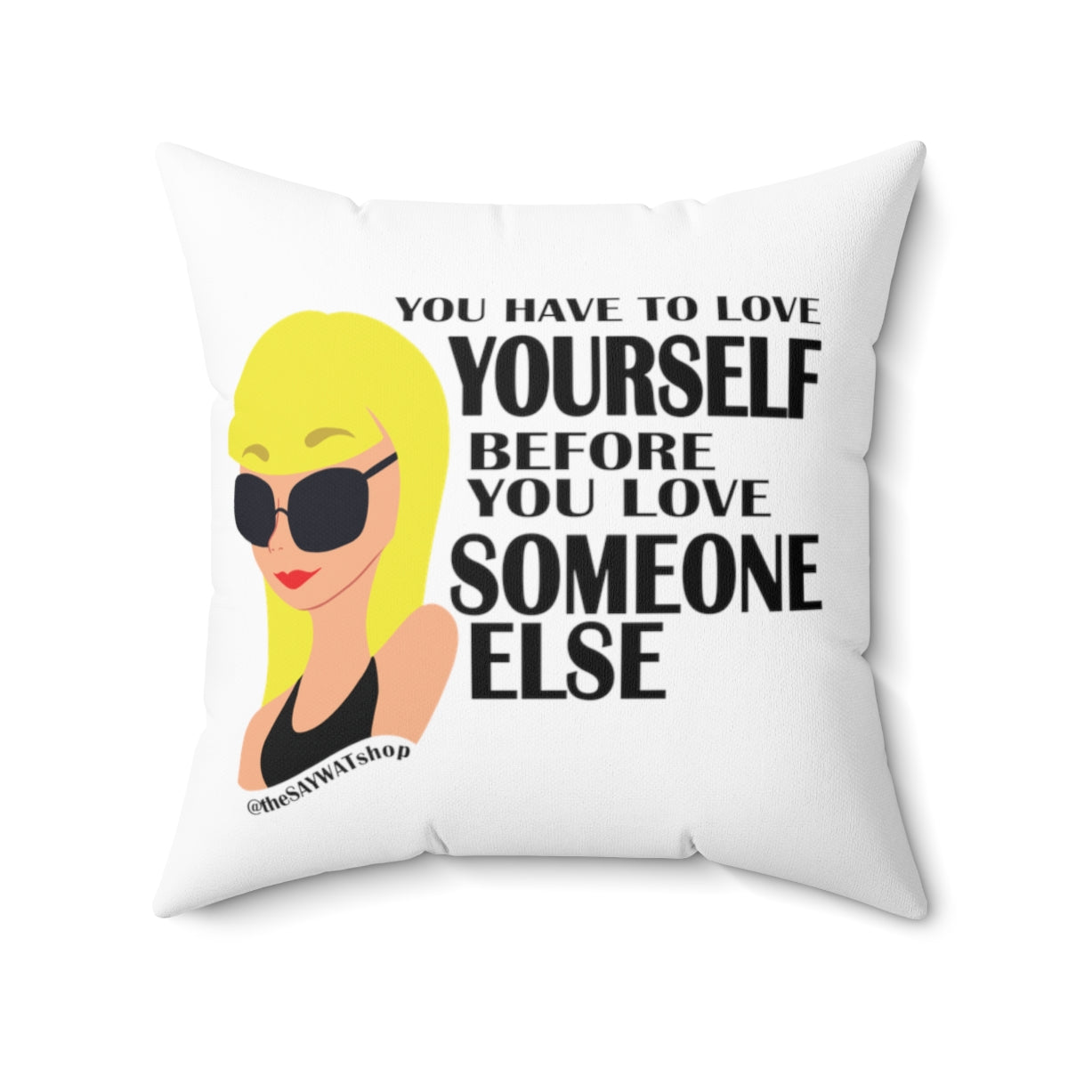 Love Yourself - BL - Square Pillow