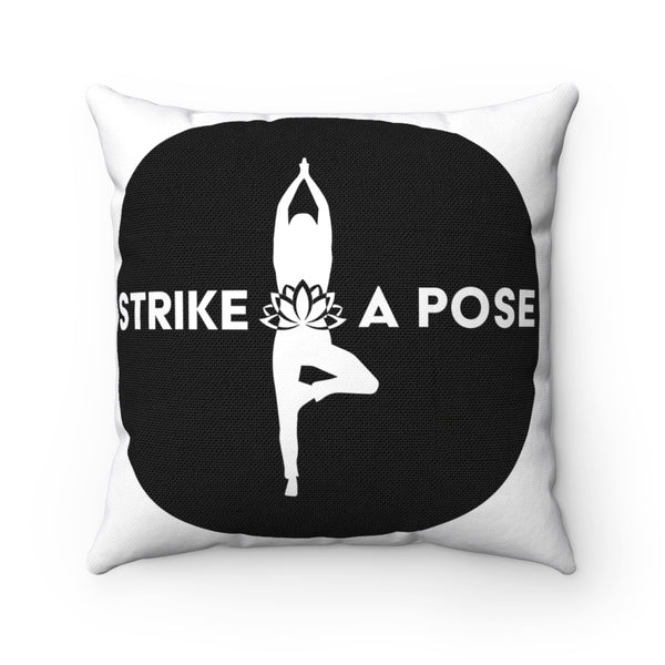 Yoga Pose - B - Square Pillow