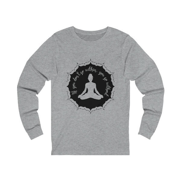 Yoga - Within Without - BLY - Unisex Jersey Long Sleeve Tee