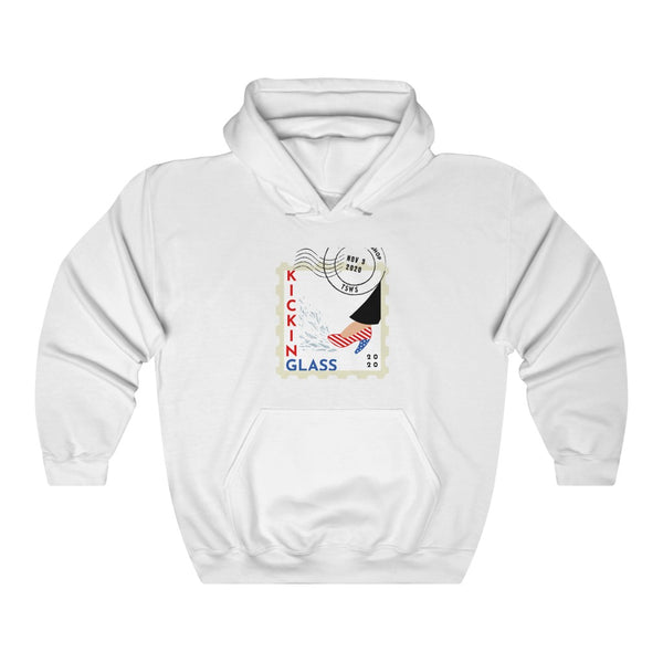 KICKING GLASS  - Stamp- Unisex Heavy Blend™ Hooded Sweatshirt