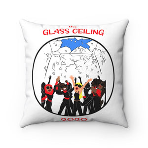 GLASS CEILING -CW- Spun Polyester Square Pillow