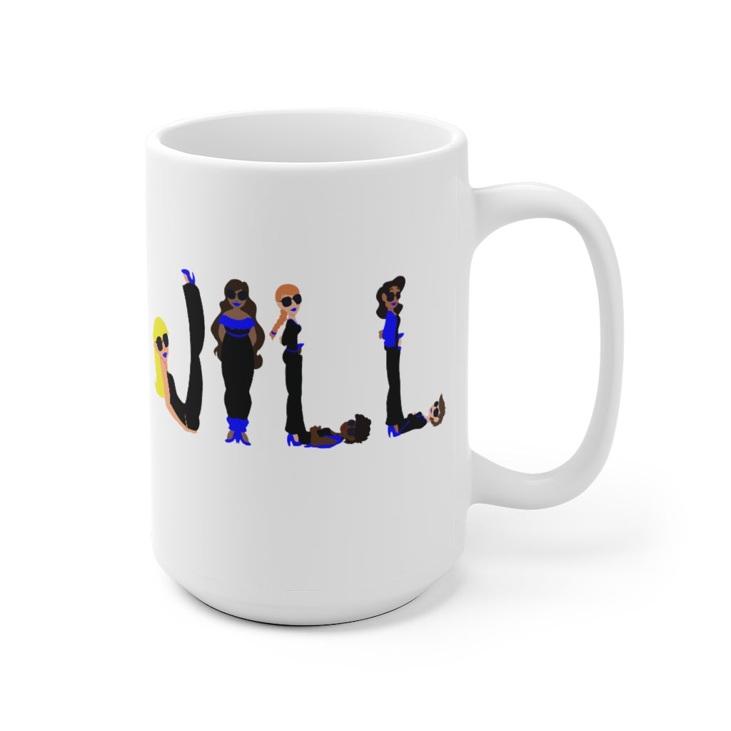 JILL -B- White Ceramic Mug