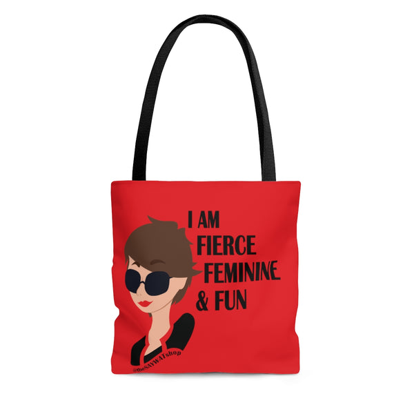 Fierce Feminine Fun - BR-R- AOP Tote Bag
