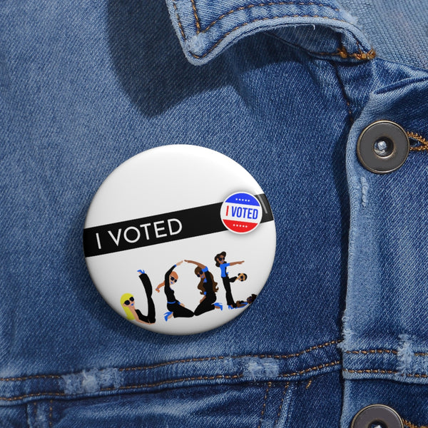 I VOTED JOE -1-B - Custom Pin Buttons