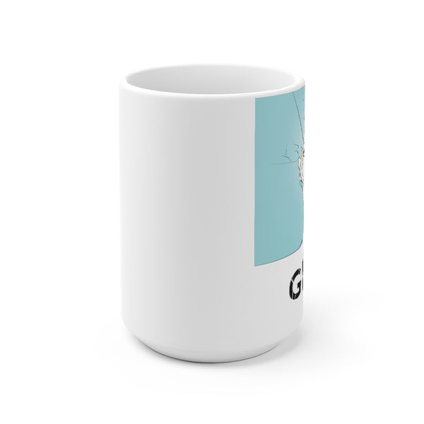 KISS MY GLASS - B - White Ceramic Mug