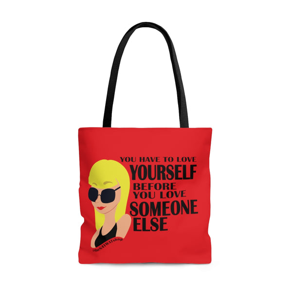 Love Yourself - BL-R- AOP Tote Bag