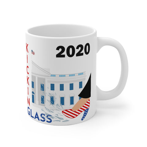 KICKING GLASS - Open - 2020 - White Ceramic Mug