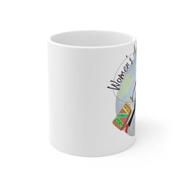 WOMEN OF WAT - Latin-B - White Ceramic Mug