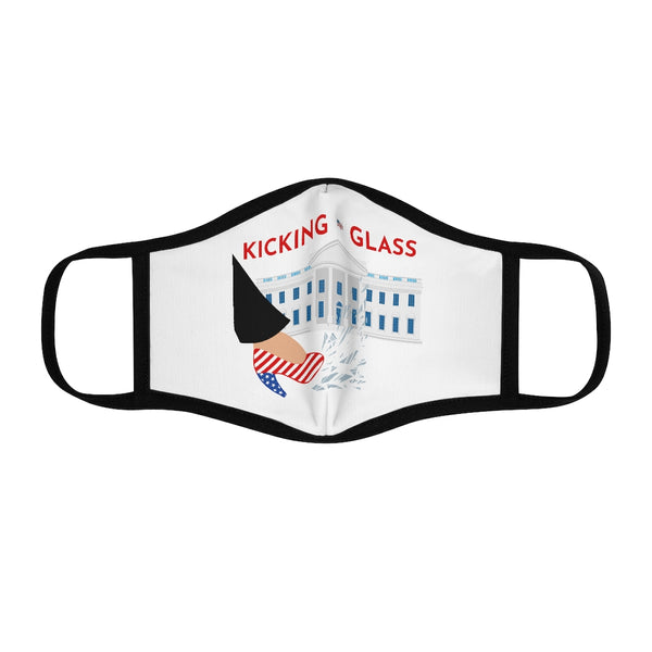 KICKING GLASS -OW- Fitted Polyester - Unisex - Face Mask