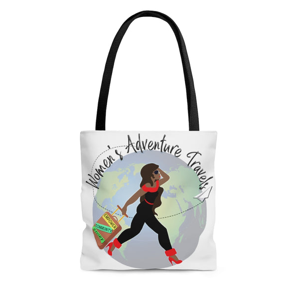 Women's Adventure Travel - Body Positive - Tote Bag