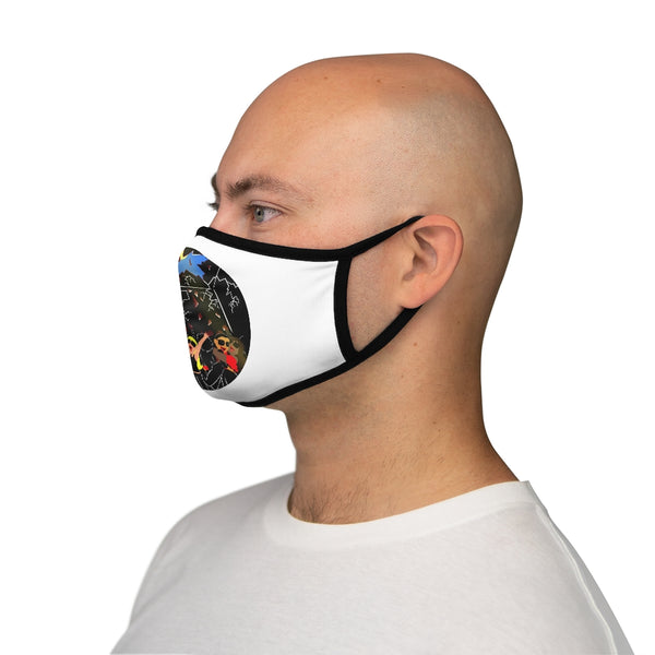 GLASS CEILING - SB - Fitted Polyester Face Mask