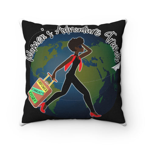 WOMEN OF WAT - B - African - Spun Polyester Square Pillow