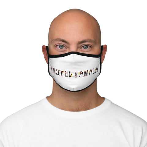 I VOTED KAMALA - WO - Fitted Polyester Face Mask