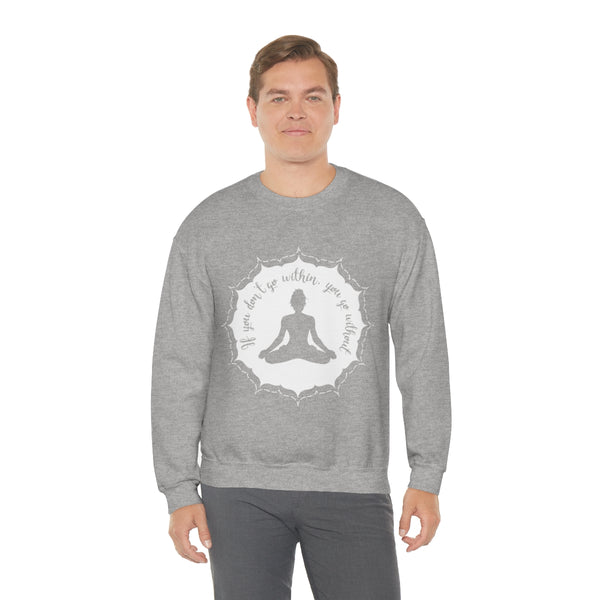 Yoga - Within Without - WLY - Unisex Heavy Blend™ Crewneck Sweatshirt