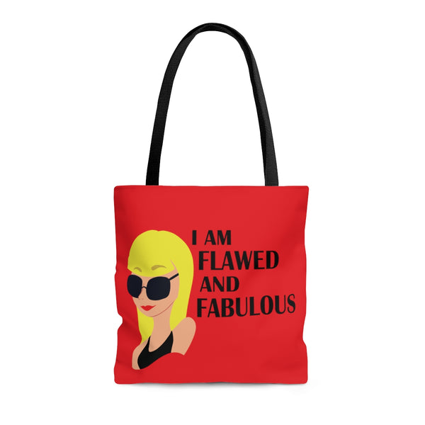 I'm Flawed & Fabulous - BL-R- AOP Tote Bag