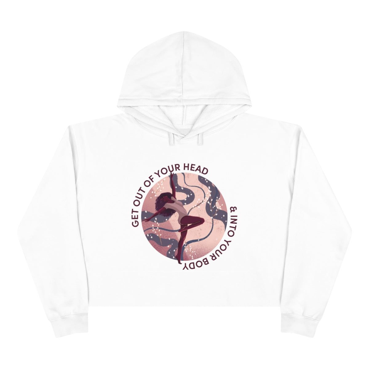 Get Out of Your Head - BL - Crop Hoodie