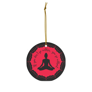 Yoga - Withing - ROB - Ceramic Ornaments
