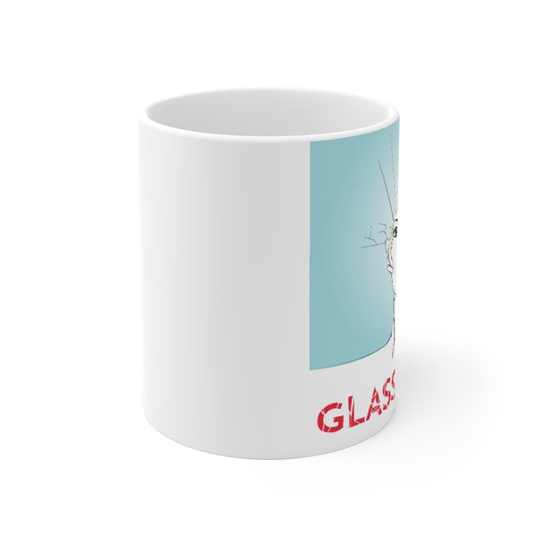 KISSING GLASS - OR - White Ceramic Mug