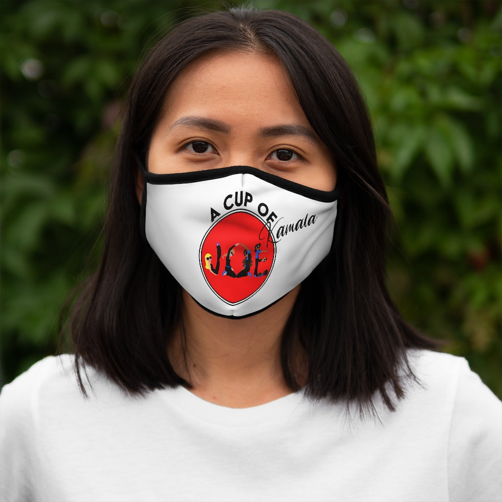 CUP OF JOE -CRK- Fitted Polyester Face Mask