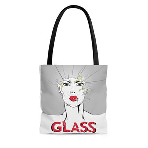 GLASS - G-R- AOP Tote Bag
