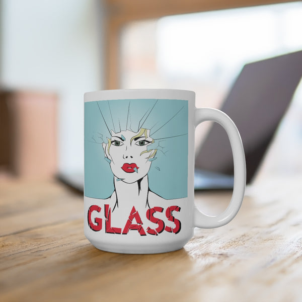 GLASS - G-R - White Ceramic Mug