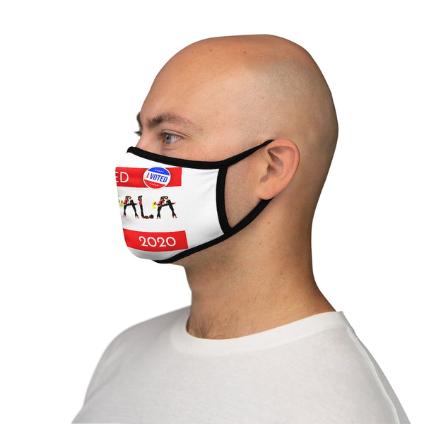 I VOTED KAMALA - 2-R-Double Fitted Polyester Unisex - Face Mask
