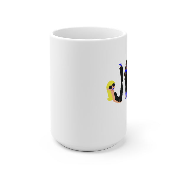 JILL -B- White Ceramic Mug