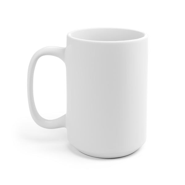 KICKING GLASS -C-BL- White Ceramic Mug