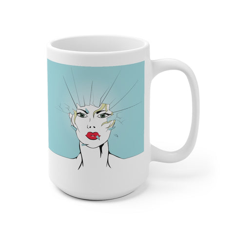 KISS MY GLASS - White Ceramic Mug