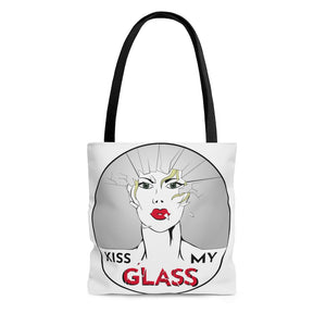 KISS MY GLASS - G-R- AOP Tote Bag