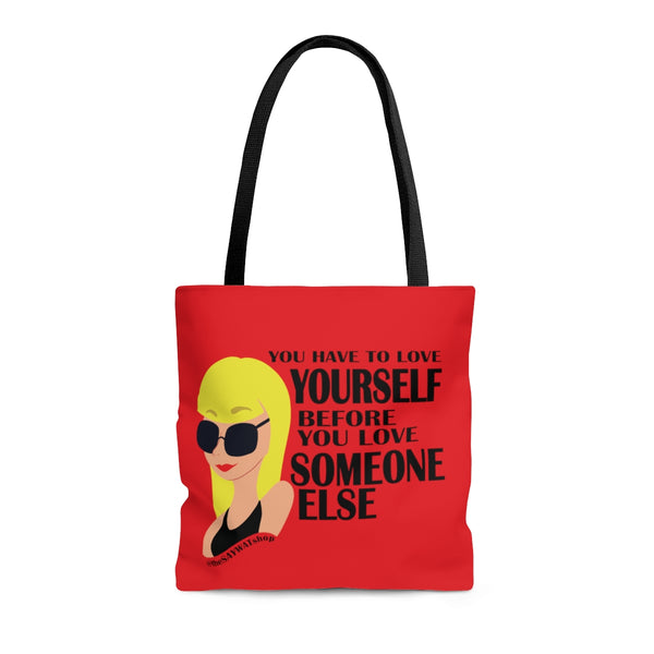Love Yourself - BL-R- AOP Tote Bag