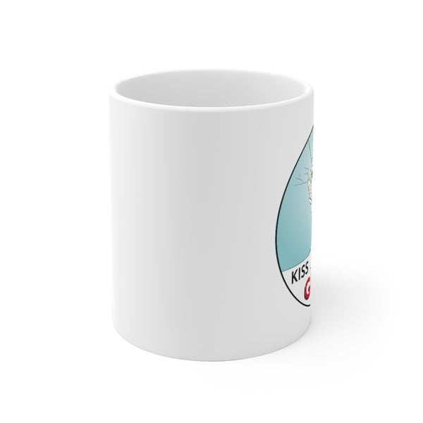 KISS MY GLASS  - White Ceramic Mug