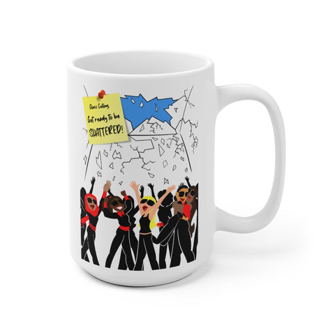 GLASS CEILING -SW- White Ceramic Mug