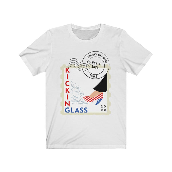 KICKING GLASS 2020 - STAMP - Unisex Jersey Short Sleeve Tee