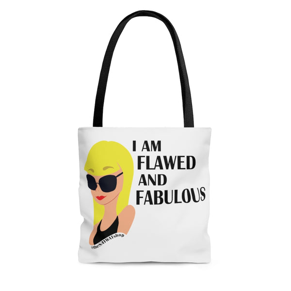 Flawed and Fabulous - BL -Tote Bag