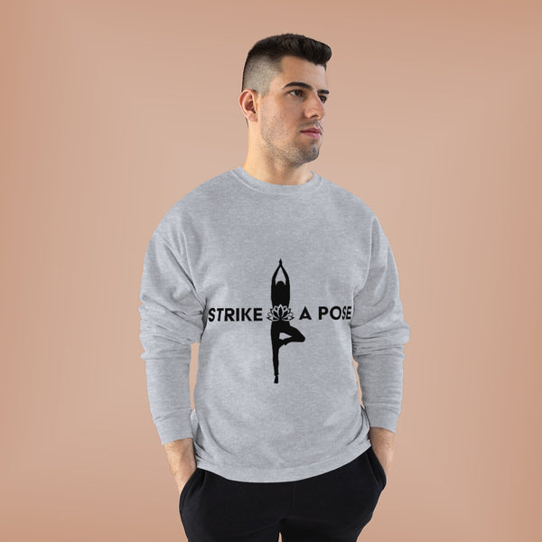 Yoga Strike a Pose - B - Crewneck Sweatshirt