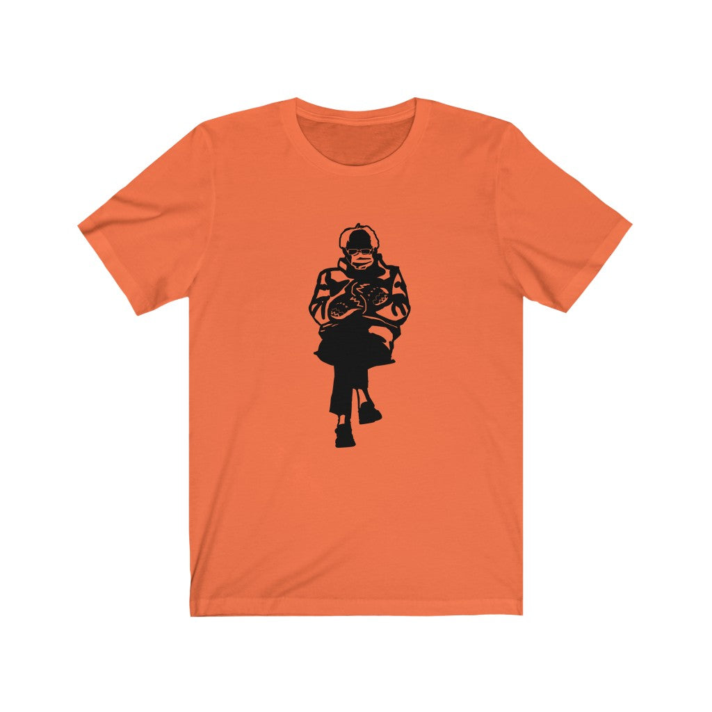 Bernie Sanders - Mittens Meme -S-BK Unisex Jersey Short Sleeve Tee –  www.theSAYWATshop.com