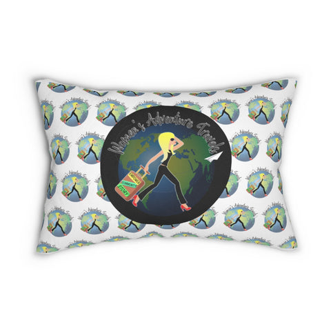 WOMEN OF WAT - Wall - Blond - BW - Spun Polyester Lumbar Pillow