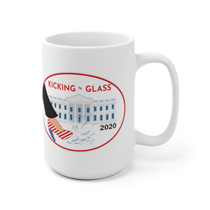 KICKING GLASS - 2020 -R- White Ceramic Mug