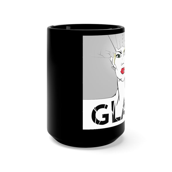 KISS MY GLASS - G-B Black Mug 15oz