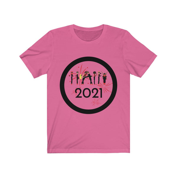 HAPPY 2021 -CB- Unisex Jersey Short Sleeve Tee